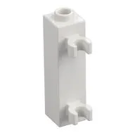 Brick Special 1 x 1 x 3 with 2 Clips Vertical [Hollow Stud, Open O Clips]