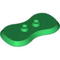 Plate Special 2 x 4 with 2 Studs and Curved Sides (Minifig Stand)