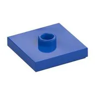 Plate Special 2 x 2 with Groove and Center Stud (Jumper)