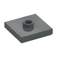 Plate Special 2 x 2 with Groove and Center Stud (Jumper)