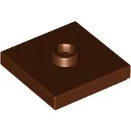 Plate Special 2 x 2 with Groove and Center Stud (Jumper)