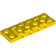 Plate Special 2 x 6 x 2/3 with 4 Studs on Side, 1 Support Wall on Bottom