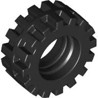 Tyre 15 x 6 Offset Tread Small with Band around Center