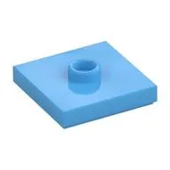Plate Special 2 x 2 with Groove and Center Stud (Jumper)