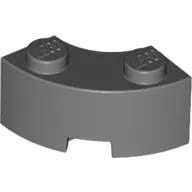 Brick Round Corner 2 x 2 Macaroni with Stud Notch and Reinforced Underside [New Style]