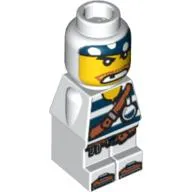 Microfig Pirate Plank Pirate White