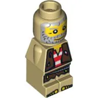 Microfig Pirate Plank Pirate Tan