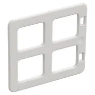 Duplo Door / Window with Four Equal Square Cornered Panes