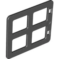 Duplo Door / Window with Four Equal Square Cornered Panes
