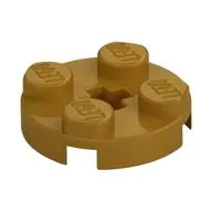 Plate Round 2 x 2 with Axle Hole Type 1 (+ Opening)