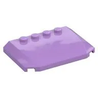 Slope Curved 4 x 6 x 2/3 Triple Curved with 4 Studs