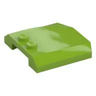 Slope Curved 4 x 4 x 2/3 Triple Curved with 2 Studs