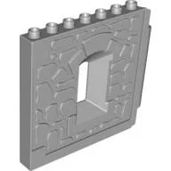 Duplo Building Wall 1 x 8 x 8 with Window Opening - Castle