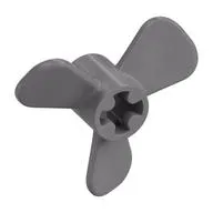 Propeller 3 Blade 3 Diameter with Axle Cross