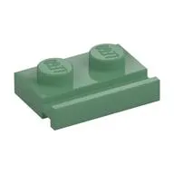 Plate Special 1 x 2 with Door Rail
