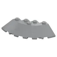 Brick Round Corner 6 x 6 with 33° Slope and Facet Cutout