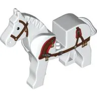 Animal, Horse, Movable Head, Ornate Royal Harness Print