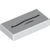 Tile 1 x 2 with Mouth Print (Shu Todoroki)