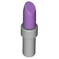 Lipstick with Light Bluish Gray Handle