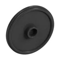 Shield Round with Stud and Raised Rim [Plain]