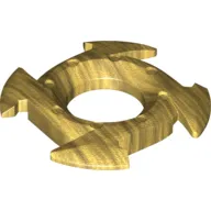 Ring 4 x 4 with 2 x 2 Opening and 4 Arrow Ends (Ninjago Spinner Crown)