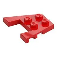 Wedge Plate 3 x 4 with Stud Notches [Reinforced Underside]