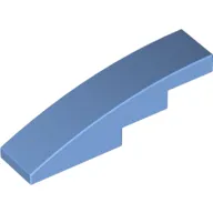 Slope Curved 4 x 1 No Studs [Stud Holder with Asymmetric Ridges]