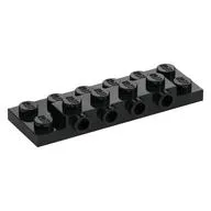 Plate Special 2 x 6 x 2/3 with 4 Studs on Side, 1 Support Wall on Bottom