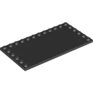 Plate Special 6 x 12 with Studs on 3 Edges