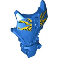 Large Figure Torso Cover, Armor with Yellow Lightning Bolts Print (Surge)