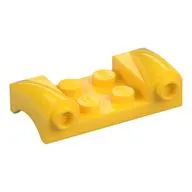 Vehicle Body, Wheel Arch / Mudguard 2 x 4 with Headlights and Curved Fenders