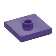Plate Special 2 x 2 with Groove and Center Stud (Jumper)