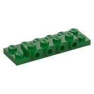 Plate Special 2 x 6 x 2/3 with 4 Studs on Side, 1 Support Wall on Bottom
