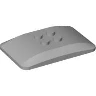 Slope Curved 6 x 4 x 2/3 Quad Curved with 2 x 2 Studs