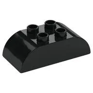 Duplo Brick 2 x 4 Curved Top