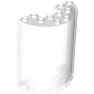 Cylinder Half 3 x 6 x 6 with 1 x 2 Cutout