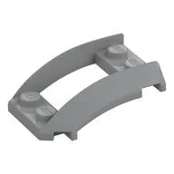 Wheel Arch, Curved Wedge 4 x 3 with 2 x 2 Opening and 4 Studs