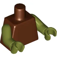 Torso, Olive Green Arms, Olive Green Hands [Plain]