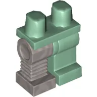 Left Leg, Flat Silver Mechanical Peg Leg and Sand Green Hips (Rodney Rathbone)