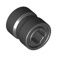 Wheel 8 x 9 with Hole Notched for Wheels Holder Pin, Re-inforced Back