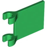 Flag 2 x 2 Square, Flat Clip Edge [Thick Clips]