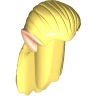 Hair Long Straight with Light Nougat Elf Ears Print