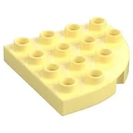 Duplo Plate Round Corner 4 x 4