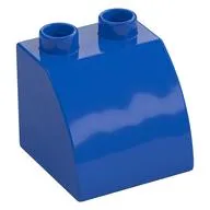 Duplo Brick 2 x 2 x 1 1/2 with Curved Top