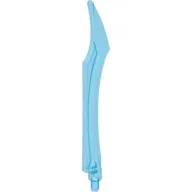 Large Figure Weapon Blade, Curved Tip with Axle