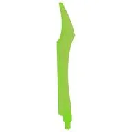 Large Figure Weapon Blade, Curved Tip with Axle