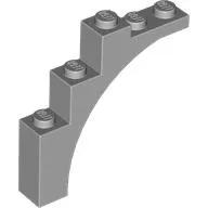 Brick Arch 1 x 5 x 4 [Irregular Bow, Raised Underside Cross Supports]