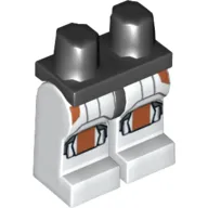 Hips and White Legs with Republic Trooper Armour and Orange Knee Pads Print