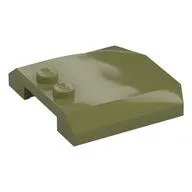 Slope Curved 4 x 4 x 2/3 Triple Curved with 2 Studs