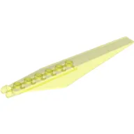 Hinge Plate 1 x 12 Locking 7 Teeth with Angled Side Extensions and Tapered Ends